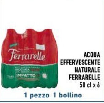 ACQUA EFFERVESCENTE NATURALE FERRARELLE 50 cl x 6