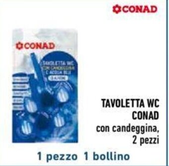 Conad TAVOLETTA WC CONAD 2 pezzi offerta