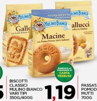 Interspar BISCOTTI CLASSICI MULINO BIANCO VARI TIPI 350G/400G offerta