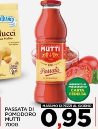 Interspar PASSATA DI POMODORO MUTTI 700G offerta