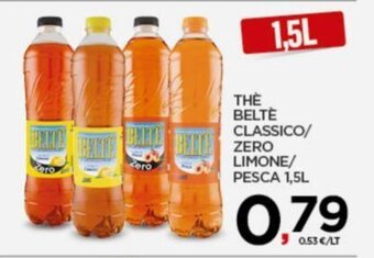 Interspar THE BELTE CLASSICO/ ZERO LIMONE/ PESCA 1,5L offerta