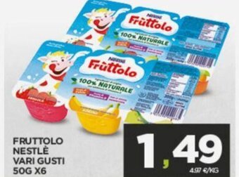Interspar FRUTTOLO NESTLÉ VARI GUSTI 50G X6 offerta