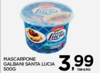 Interspar MASCARPONE GALBANI SANTA LUCIA 500 g offerta