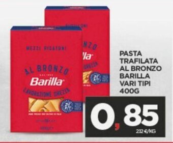 Interspar PASTA TRAFILATA AL BRONZO BARILLA VARI TIPI 400G offerta