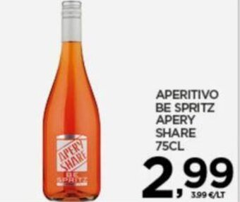 APERITIVO BE SPRITZ APERY SHARE 75CL