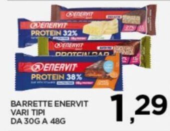 Interspar BARRETTE ENERVIT VARI TIPI DA 30G A 48G offerta