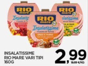 Interspar INSALATISSIME RIO MARE VARI TIPI 160G offerta