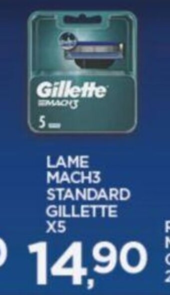 LAME MACH3 STANDARD GILLETTE x5
