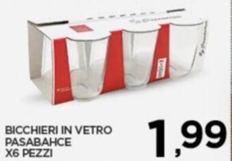 Interspar BICCHIERI IN VETRO PASABAHCE X6 PEZZI offerta