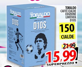 Il Genio Supermercato TORALDO CAFFÈ CIALDE EDIZIONE LIMITATA D10S offerta
