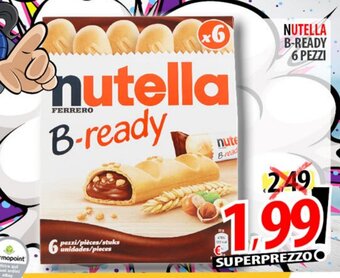 Il Genio Supermercato NUTELLA B-READY 6 PEZZI offerta