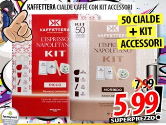 Il Genio Supermercato KAFFETTERA CIALDE CAFFÈ CON KIT ACCESSORI offerta