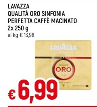 IperFamila LAVAZZA QUALITÀ ORO SINFONIA PERFETTA CAFFÈ MACINATO 2x 250 g offerta