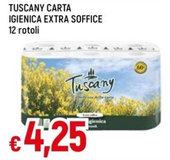 IperFamila TUSCANY CARTA IGIENICA EXTRA SOFFICE 12 rotoli offerta