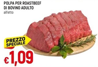 IperFamila POLPA PER ROASTBEEF DI BOVINO ADULTO offerta