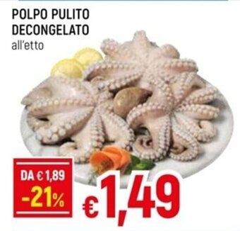 IperFamila POLPO PULITO DECONGELATO offerta