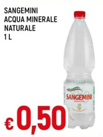 IperFamila SANGEMINI ACQUA MINERALE NATURALE 1 L offerta