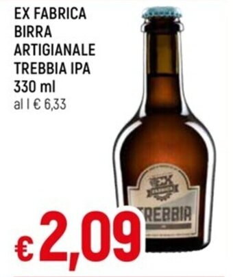 IperFamila EX FABRICA BIRRA ARTIGIANALE TREBBIA IPA 330 ml offerta