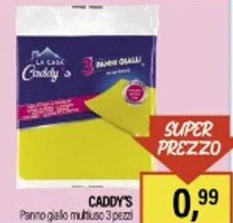 Caddy's CADDY'S Panno giallo multiuso 3 pezzi offerta