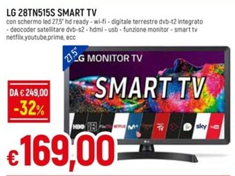 IperFamila LG 28TN515S SMART TV offerta