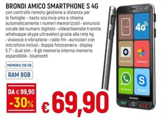 IperFamila BRONDI AMICO SMARTPHONE S 4G offerta