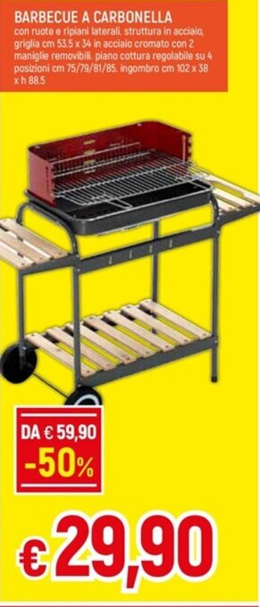 IperFamila BARBECUE A CARBONELLA offerta