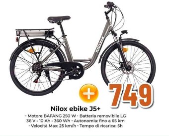 Expert Nilox ebike J5+ offerta