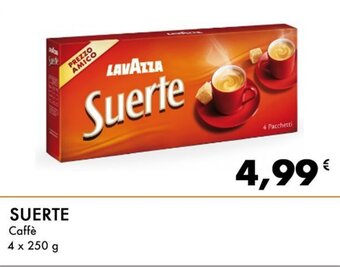 Iper Tosano SUERTE Caffè 4 x 250 g offerta