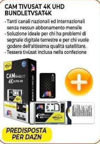 Expert CAM TIVUSAT 4K UHD BUNDLETVSAT4K offerta