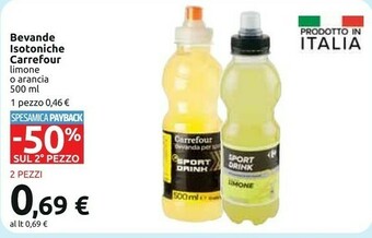 Carrefour Carrefour Bevande Isotoniche offerta