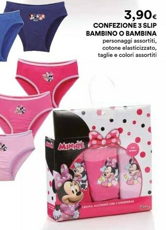 Coop Confezione 3 Slip Bambino O Bambina offerta