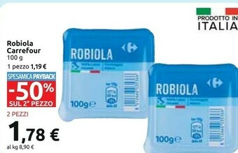 Carrefour Carrefour - Robiola 100 G(ml) offerta