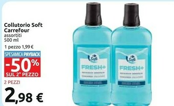 Carrefour Carrefour Collutorio Soft offerta