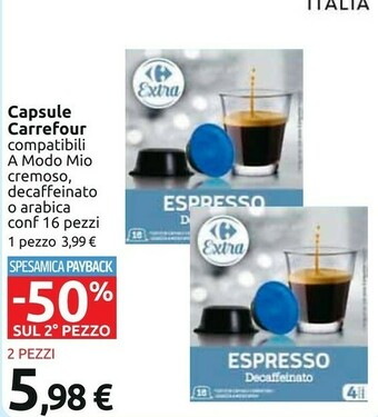 Carrefour Carrefour Capsule offerta