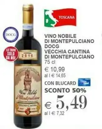 Il Gigante Vecchia Cantina Di Montepulciano Vino Nobile Di Montepulciano DOCG offerta