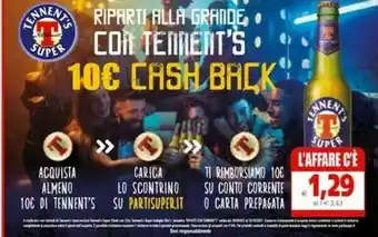 Il Gigante Tennent's Super offerta