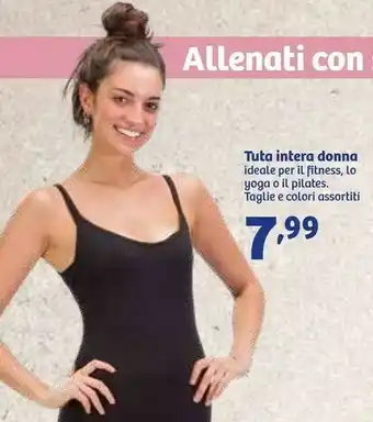 In'S Mercato Tuta Intera Donna Per Il Fitness offerta