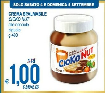 MD Discount Cioko nut Crema Spalmabile offerta