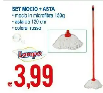 MD Discount Lampo Set Mocio + Asta offerta