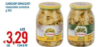 MD Discount Le Primizie Carciofi Spaccati Classici / Alla Contadina offerta