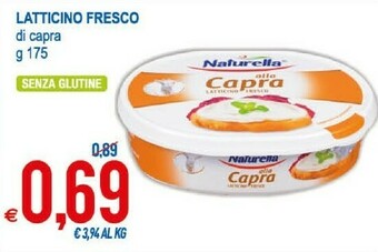 MD Discount Naturella Latticino Fresco Alla Capra 175 G(ml) offerta