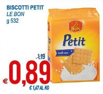 MD Discount Le Bon Biscotti Petit offerta