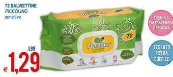 MD Discount Piccolino Sensitive 72 Salviettine offerta