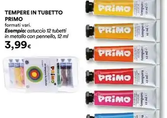Coop Primo Tempere In Tubetto offerta