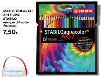 Coop Stabilo Aquacolor ARTY Pastello Colorato 24 Pezzo(i) Multicolore offerta