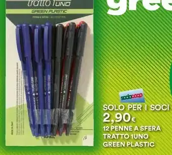 Coop Tratto 1Uno 12 Penne A Sfera offerta
