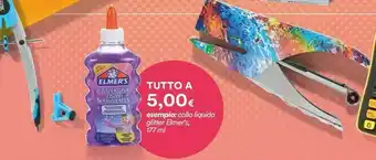 Coop Elmer's Colla Liquida Glitterata Blu offerta