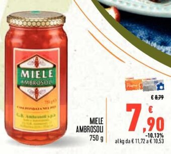 Conad MIELE AMBROSOLI 750 g offerta