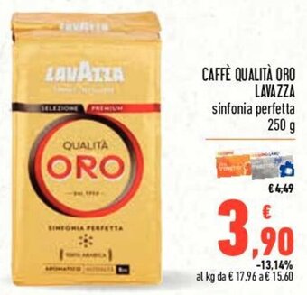Conad CAFFÈ QUALITÀ ORO LAVAZZA sinfonia perfetta 250 g offerta