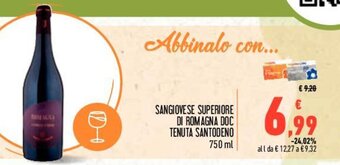 Conad SANGIOVESE SUPERIORE DI ROMAGNA DOC TENUTA SANTODENO 750 ml offerta